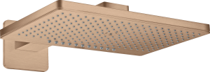 AXOR ShowerSolutions Głowica prysznicowa 460/300 2jet z ramieniem prysznicowym Czerwone Złoto Szczotkowane