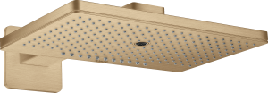 AXOR ShowerSolutions Głowica prysznicowa 460/300 3 jet z ramieniem prysznicowym Brąz Szczotkowany