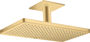 AXOR ShowerSolutions Głowica prysznicowa 460 / 300 1jet z przyłączem sufitowym Złoty Optyczny Szczotkowany