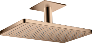 AXOR ShowerSolutions Głowica prysznicowa 460 / 300 1jet z przyłączem sufitowym Czerwone Złoto Polerowane