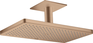 AXOR ShowerSolutions Głowica prysznicowa 460 / 300 1jet z przyłączem sufitowym Czerwone Złoto Szczotkowane