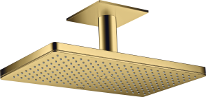 AXOR ShowerSolutions Głowica prysznicowa 460 / 300 1jet z przyłączem sufitowym Złoty Optyczny Polerowany