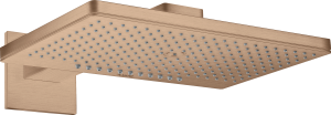 AXOR ShowerSolutions Głowica prysznicowa 460/3002 jest z ramieniem prysznicowym Czerwone Złoto Szczotkowane