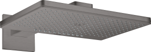 AXOR ShowerSolutions Głowica prysznicowa 460/3002 jest z ramieniem prysznicowym Czarny Chrom Szczotkowany