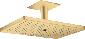 AXOR ShowerSolutions Głowica prysznicowa 460 / 300 3jet z przyłączem sufitowym Złoty Optyczny Szczotkowany
