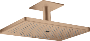 AXOR ShowerSolutions Głowica prysznicowa 460 / 300 3jet z przyłączem sufitowym Czerwone Złoto Szczotkowane