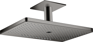 AXOR ShowerSolutions Głowica prysznicowa 460 / 300 3jet z przyłączem sufitowym Czarny Chrom Polerowany