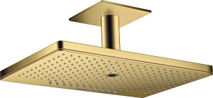 AXOR ShowerSolutions Głowica prysznicowa 460 / 300 3jet z przyłączem sufitowym Złoty Optyczny Polerowany