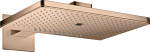 AXOR ShowerSolutions Głowica prysznicowa 460/300 3 jet z ramieniem prysznicowym Czerwone Złoto Polerowane