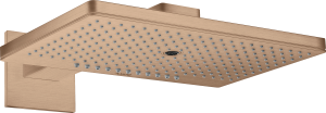 AXOR ShowerSolutions Głowica prysznicowa 460/300 3 jet z ramieniem prysznicowym Czerwone Złoto Szczotkowane