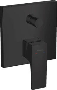 BATERIA WANNOWA PODTYNKOWA METROPOL CZARNY MATOWY HANSGROHE