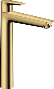 Hansgrohe Bateria umywalkowa wysoka stojąca bez korka Talis E 240 złoty