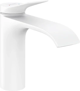 BATERIA UMYWALKOWA VIVENIS 110 B/K BIAŁY MAT HANSGROHE