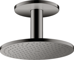 AXOR ShowerSolutions Głowica prysznicowa 250 1jet Czarny Chrom Polerowany