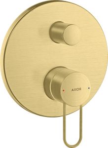 AXOR Uno Jednouchwytowa bateria wannowa Mosiądz Szczotkowany