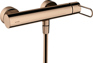 AXOR Uno Jednouchwytowa bateria prysznicowa, montaż natynkowy Czerwone Złoto Polerowane