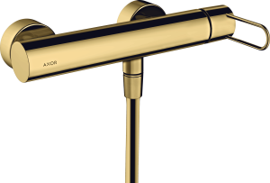 AXOR Uno Jednouchwytowa bateria prysznicowa, montaż natynkowy Złoty Optyczny Polerowany
