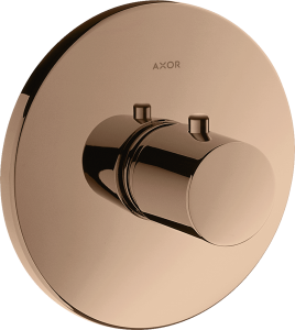 AXOR Uno Bateria termostatyczna HighFlow, montaż podtynkowy Czerwone Złoto Polerowane