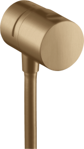 AXOR Uno Przyłącze węża, zawór odcinający Chrom/Żółty