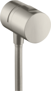 AXOR Uno Przyłącze węża, zawór odcinający Stal Szlachetna Optyczna