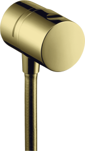 AXOR Uno Przyłącze węża, zawór odcinający Złoty Optyczny Polerowany