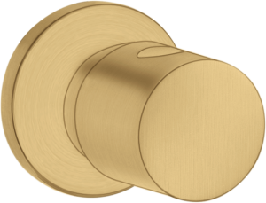 AXOR Uno Zawór odcinający podtynkowy Złoty Optyczny Szczotkowany