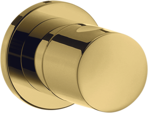 AXOR Uno Zawór odcinający podtynkowy Złoty Optyczny Polerowany