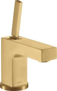 AXOR Citterio Jednouchwytowa bateria umywalkowa 80 Złoty Optyczny Szczotkowany