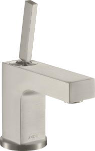 AXOR Citterio Jednouchwytowa bateria umywalkowa 80 Stal Szlachetna Optyczna