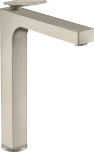 AXOR Citterio Jednouchwytowa bateria umywalkowa 280 z uchwytem dźwigniowym z niezamykanym kompletem odpływowym Nikiel Szczotkowany