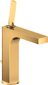 AXOR Citterio Jednouchwytowa bateria umywalkowa 160 Złoty Optyczny Polerowany