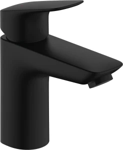 Hansgrohe Bateria umywalkowa Logis 100 bez korka czarny mat