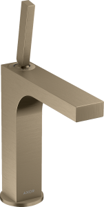 AXOR Citterio Jednouchwytowa bateria umywalkowa 160 z niezamykanym kompletem odpływowym Nikiel Szczotkowany