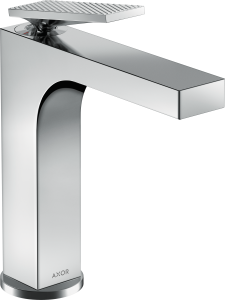 AXOR Citterio Jednouchwytowa bateria umywalkowa 160 z uchwytem dźwigniowym i kompletem odpływowym - szlif diamentowy Chrom