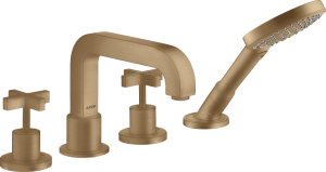 AXOR Citterio 4-otworowa bateria wannowa Brąz Szczotkowany