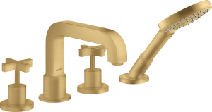 AXOR Citterio 4-otworowa bateria wannowa Złoty Optyczny Szczotkowany