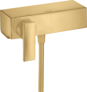 AXOR Citterio Jednouchwytowa bateria prysznicowa natynkowa Złoty Optyczny Szczotkowany