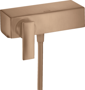 AXOR Citterio Jednouchwytowa bateria prysznicowa natynkowa Czerwone Złoto Szczotkowane