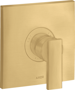 AXOR Citterio Jednouchwytowa bateria prysznicowa podtynkowa Złoty Optyczny Szczotkowany