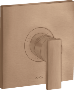 AXOR Citterio Jednouchwytowa bateria prysznicowa podtynkowa Czerwone Złoto Szczotkowane