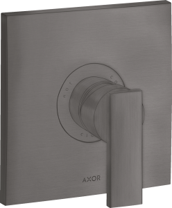 AXOR Citterio Jednouchwytowa bateria prysznicowa podtynkowa Czarny Chrom Szczotkowany