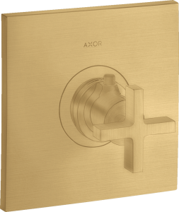 AXOR Citterio Bateria termostatyczna, montaż podtynkowy Złoty Optyczny Szczotkowany