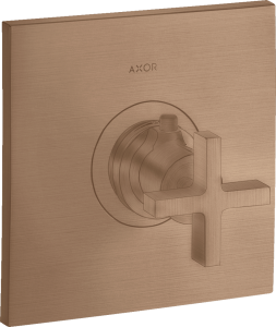 AXOR Citterio Bateria termostatyczna, montaż podtynkowy Czerwone Złoto Szczotkowane