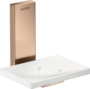 AXOR Universal Rectangular Mydelniczka Czerwone Złoto Polerowane
