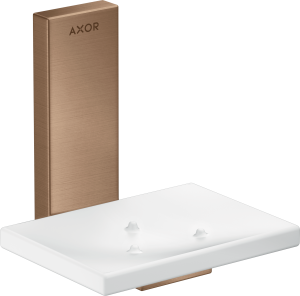 AXOR Universal Rectangular Mydelniczka Czerwone Złoto Szczotkowane
