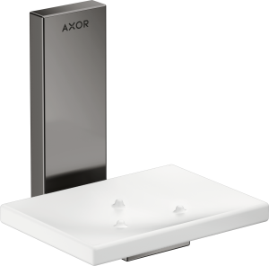AXOR Universal Rectangular Mydelniczka Czarny Chrom Polerowany