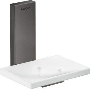 AXOR Universal Rectangular Mydelniczka Czarny Chrom Szczotkowany