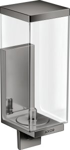AXOR Universal Rectangular Dozownik mydła w płynie Czarny Chrom Polerowany
