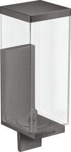 AXOR Universal Rectangular Dozownik mydła w płynie Czarny Chrom Szczotkowany