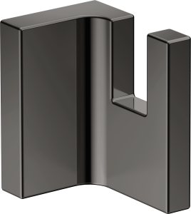 AXOR Universal Rectangular Wieszak na ręcznik Czarny Chrom Polerowany
